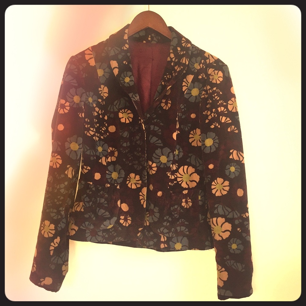 Vintage Style Flower Coat
